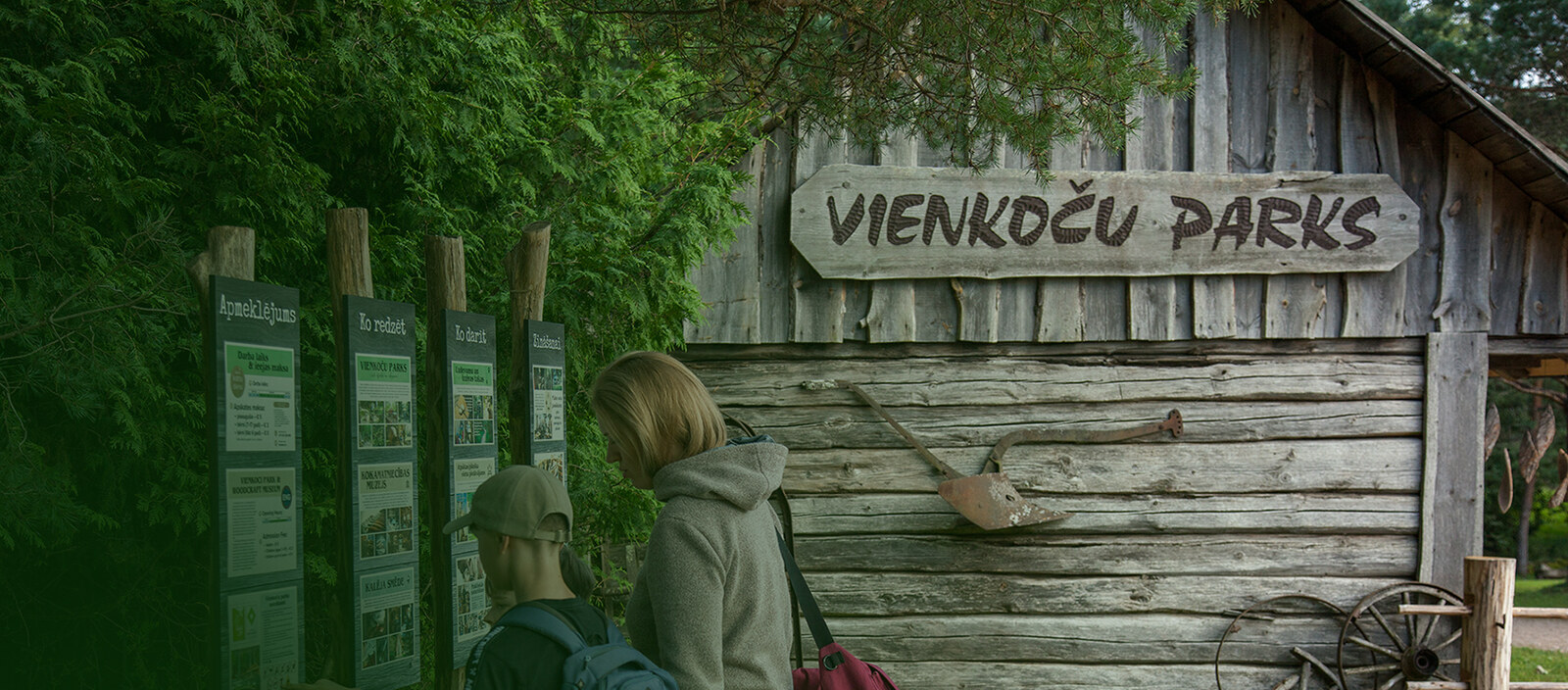 Vienkoču parka ieejas informācijas zona